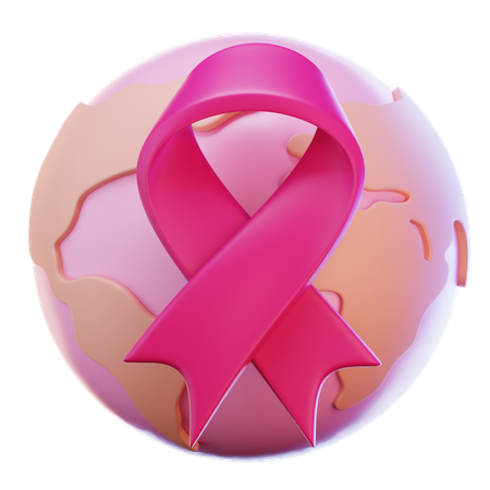 Cáncer mundial  3D Icon