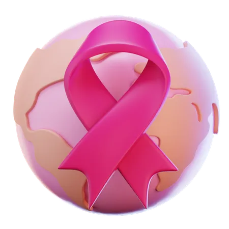 Cáncer mundial  3D Icon