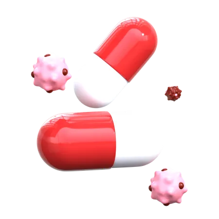 Cancer Pills 3 D World Cancer Day Icon 3D Icon