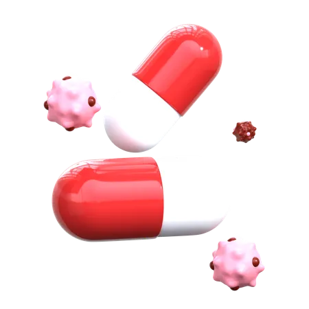 Cancer Pills  3D Icon