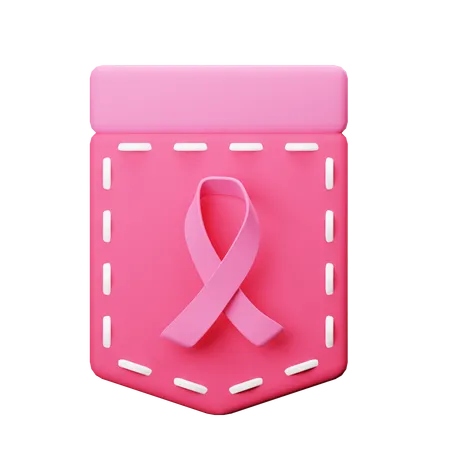 Cancer Ribbon  3D Icon