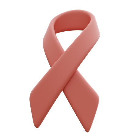 Cancer Ribbon  3D Icon