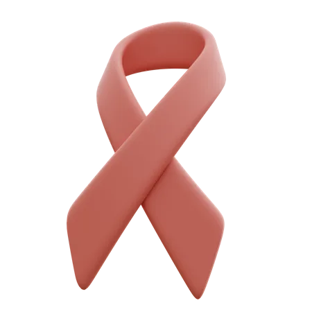 Cancer Ribbon  3D Icon