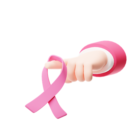 Cancer Ribbon  3D Icon