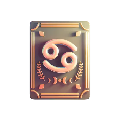 Cancer Zodiac Sign  3D Icon