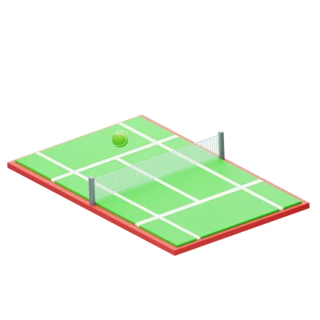 Pista de tenis  3D Icon