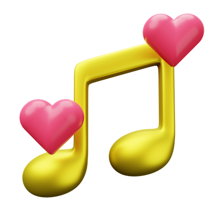 Cancion de amor romantica  3D Icon