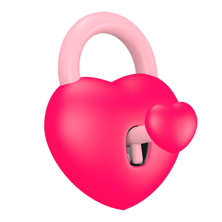 Bloqueo del corazon  3D Icon