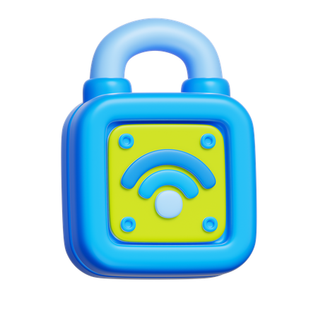 Candado inteligente  3D Icon