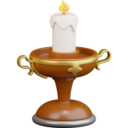 Candel Holder  3D Icon