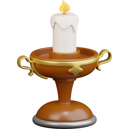 Candel Holder  3D Icon