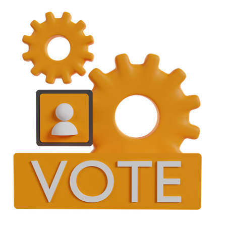 Candidat politique  3D Icon