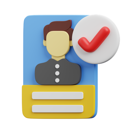 Candidate  3D Icon