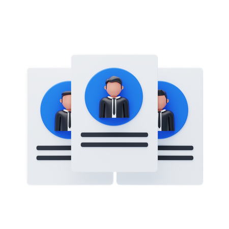 후보자  3D Icon