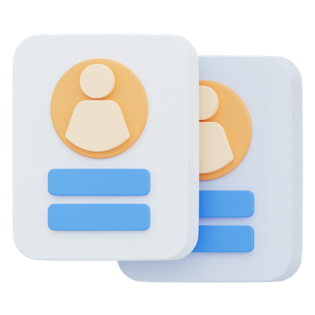 후보자  3D Icon