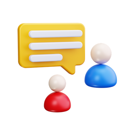 Candidate Chat  3D Icon