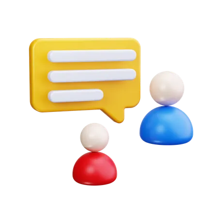 Candidate Chat  3D Icon