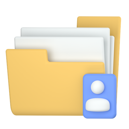 Candidate files  3D Icon