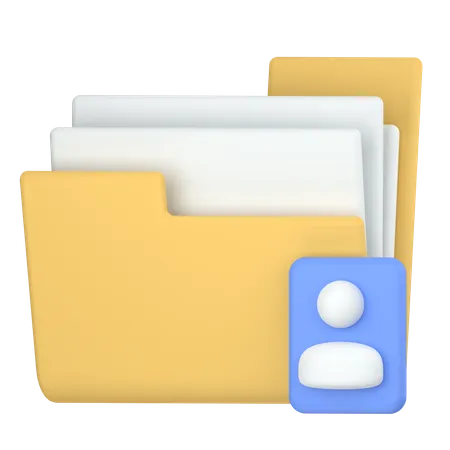 Candidate files  3D Icon