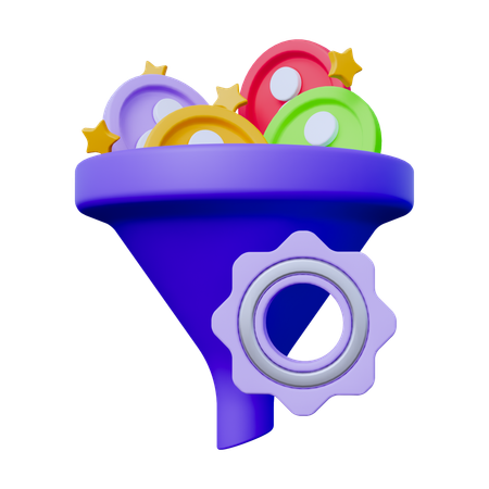 후보 필터  3D Icon