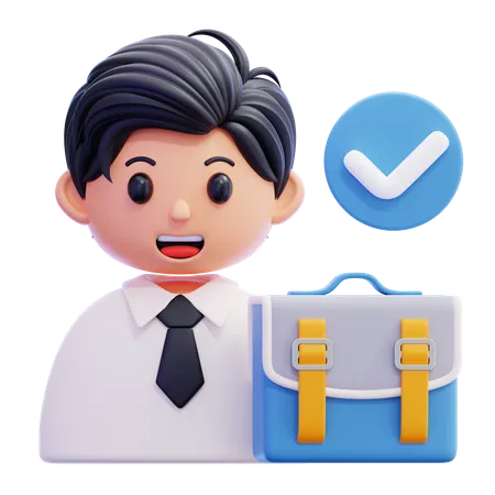 CANDIDATE MALE  3D Icon