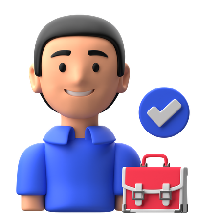 Candidate Male  3D Icon