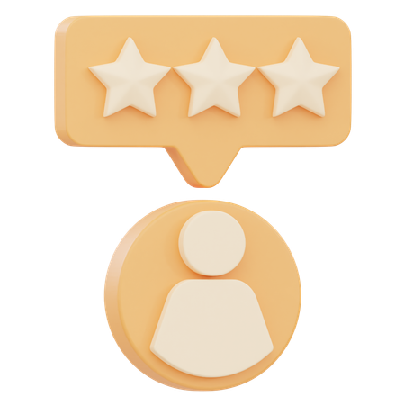 Candidate Rating  3D Icon