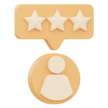 Candidate Rating  3D Icon