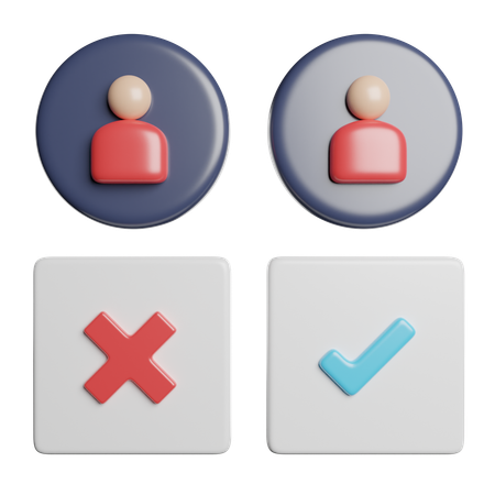 Candidate Selection  3D Icon