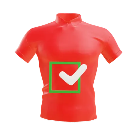 Candidate shirt  3D Icon