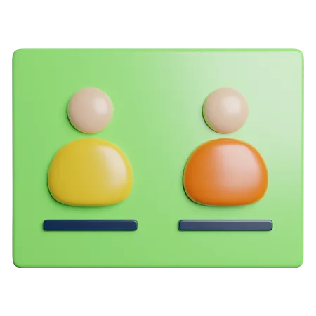Candidates  3D Icon