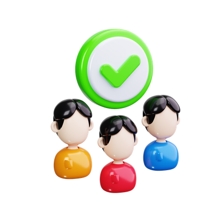 Candidates  3D Icon