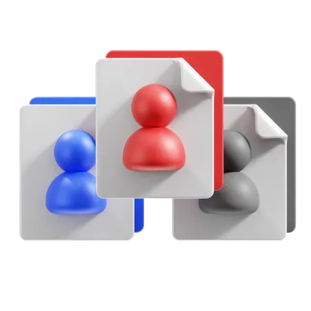 Candidates  3D Icon