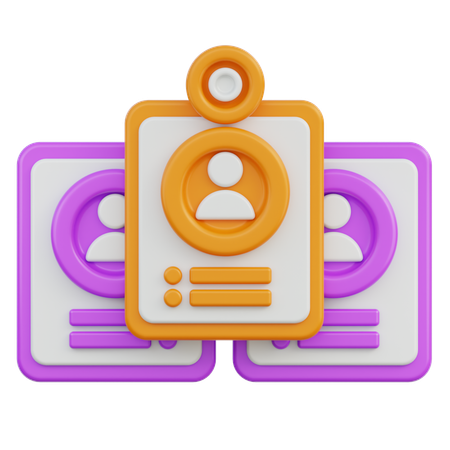 Candidates  3D Icon