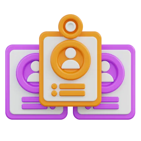 Candidates  3D Icon