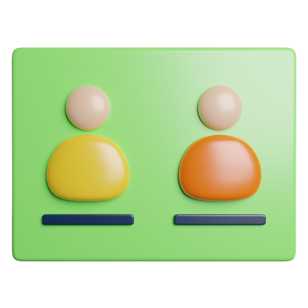 Candidates  3D Icon