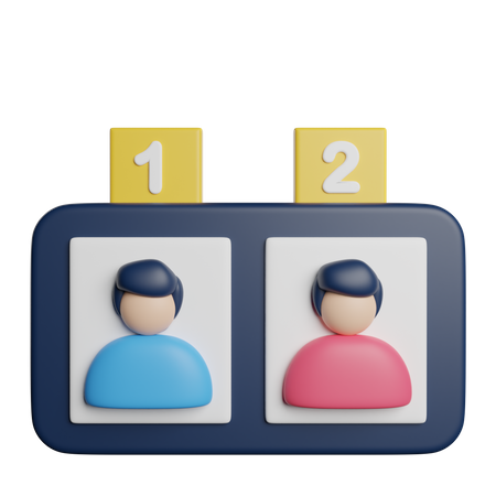 Candidates  3D Icon