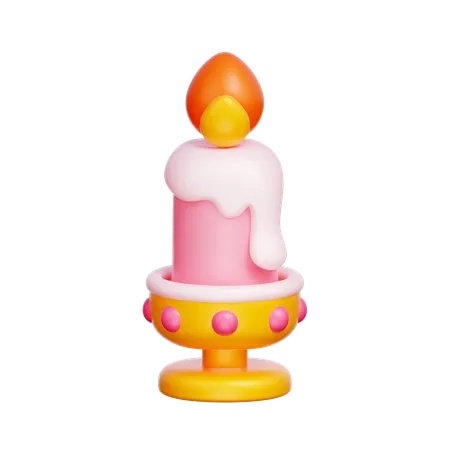 Candle  3D Icon