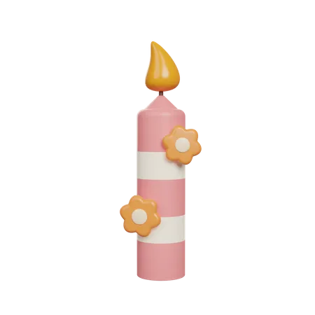 Candle  3D Icon