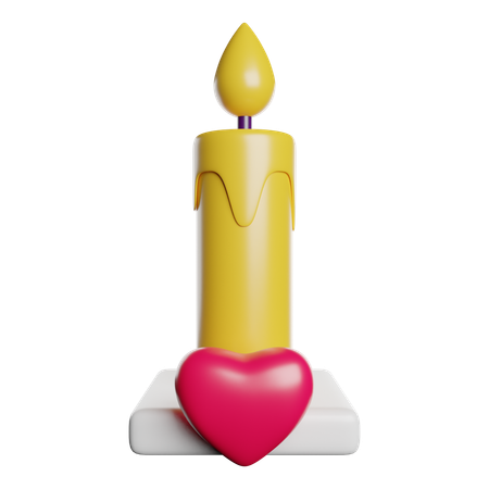 Candle  3D Icon