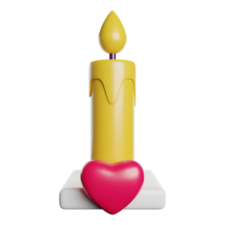 Candle  3D Icon