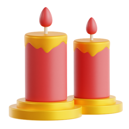 Candle  3D Icon