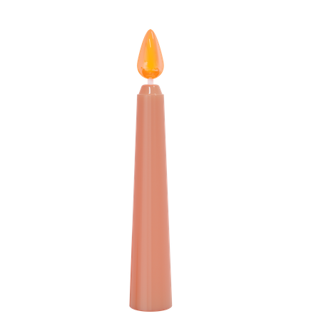 Candle  3D Illustration