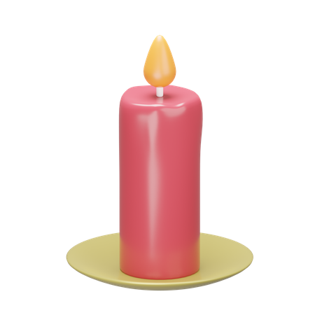 Candle 3D Icon