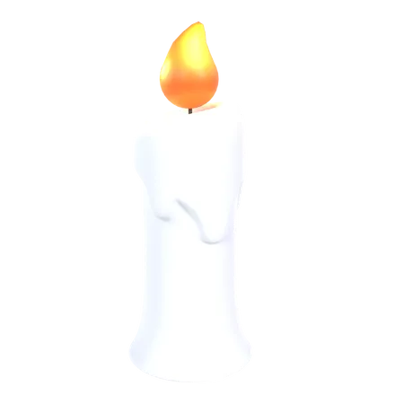 Candle Halloween 3 D Illustration 3D Icon