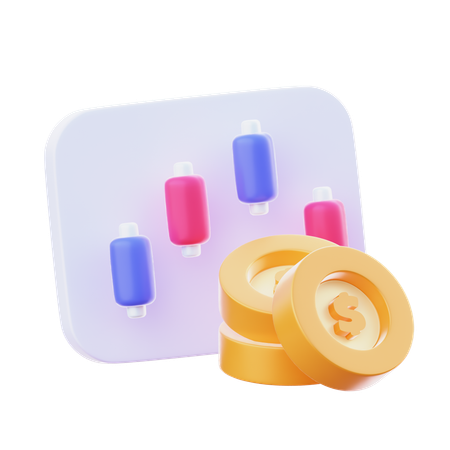 Candle Bar  3D Icon