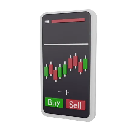 Candle Breakout Strategy  3D Illustration