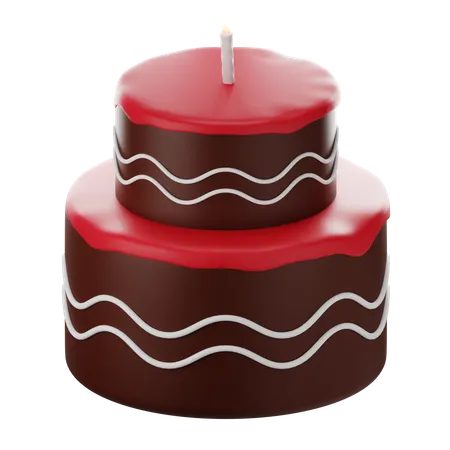 Candle Cake  3D Icon