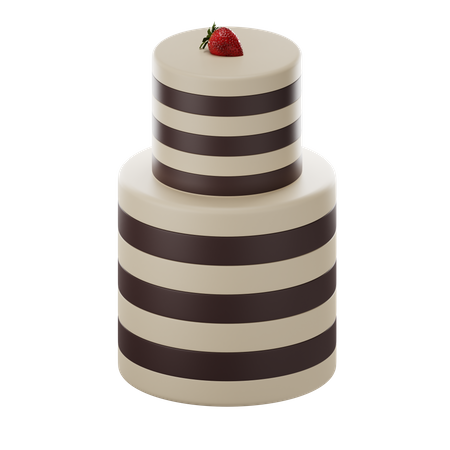 Candle Cake 3D Icon