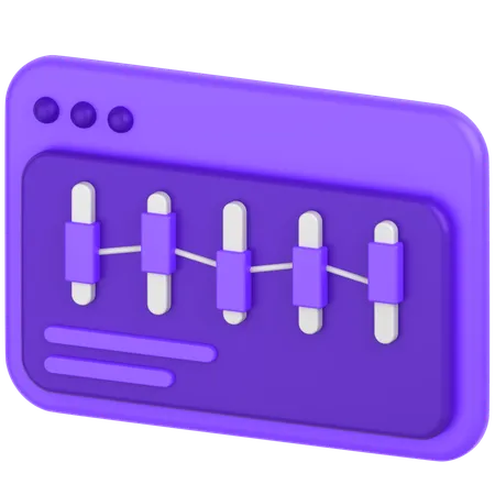 Candle Chart  3D Icon